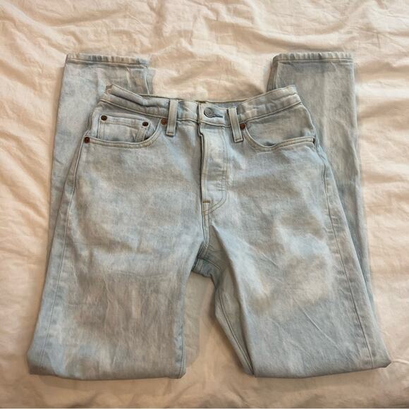 Levi's 501 Tip Of The Iceberg Skinny Jeans Size 26 x 30 - Picture 12 of 15